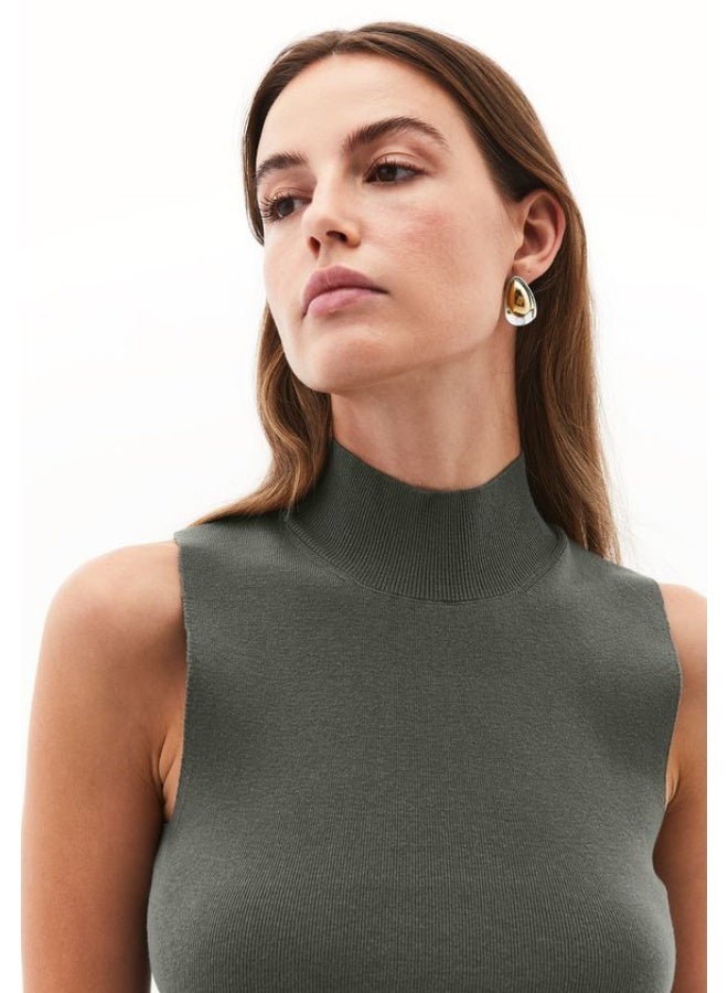 OXXO High Neck Knit Tank Top - Image 1